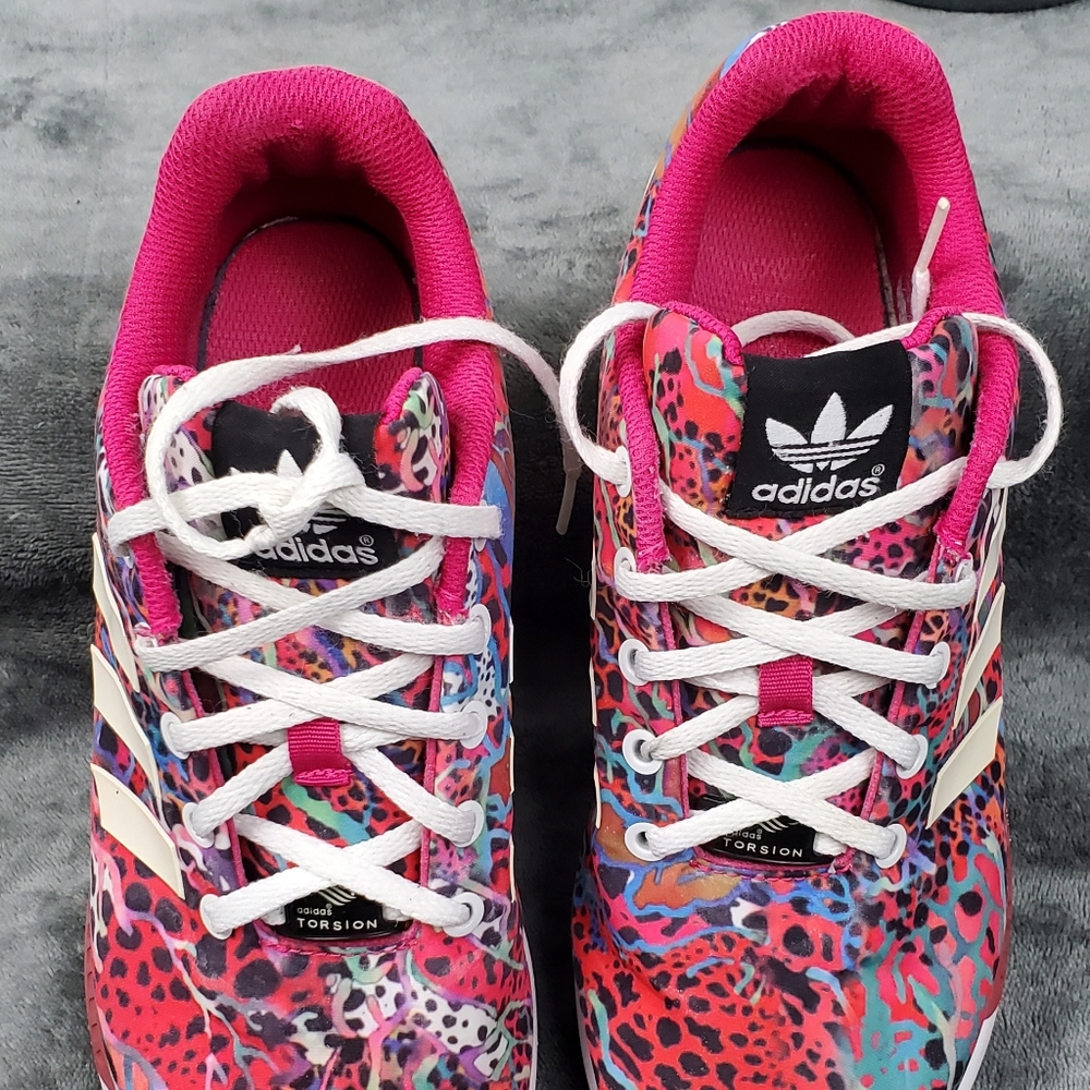 Adidas ZX Flux Torcion Pink multicolor Size 6 - Picture 3 of 13